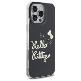 Hello Kitty IML Golden Diva MagSafe dėklas iPhone 16 Pro Max - juodas