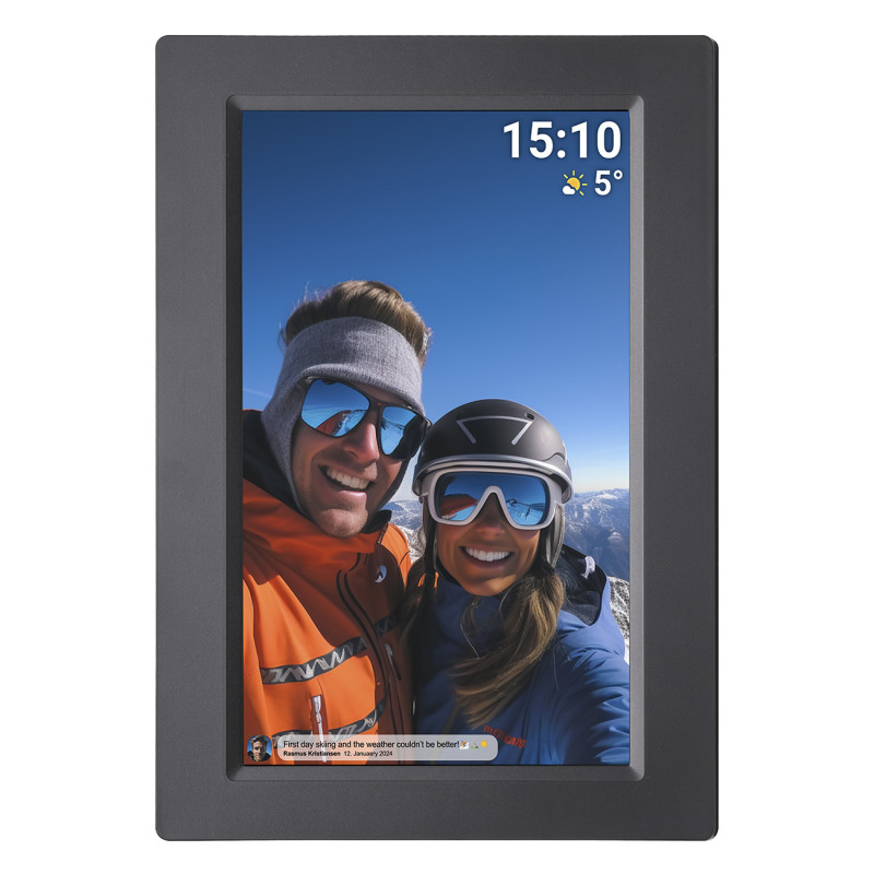 10,1 colio Denver Frameo PFF-1015B skaitmeninis rėmelis – juodas