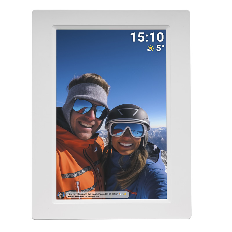 10,1 colio Denver Frameo PFF-1015W skaitmeninis rėmelis – baltas