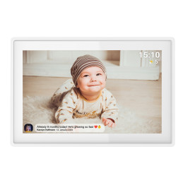 10,1 colio Denver Frameo PFF-1021W skaitmeninis rėmelis – baltas