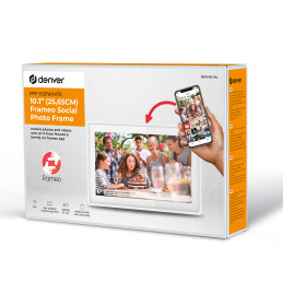 10,1 colio Denver Frameo PFF-1021W skaitmeninis rėmelis – baltas