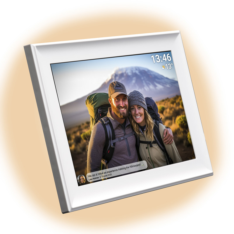 10,1 colio Denver Frameo PFF-1080W skaitmeninis rėmelis – baltas