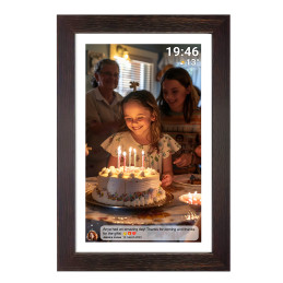 15,6" Denver Frameo PFF-1543DW skaitmeninis rėmelis - rudas
