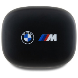 BMW BMBEMIATP20LOK TWS Bluetooth ausinės + prijungimo stotelė juoda/ juoda Spausdinti logotipai