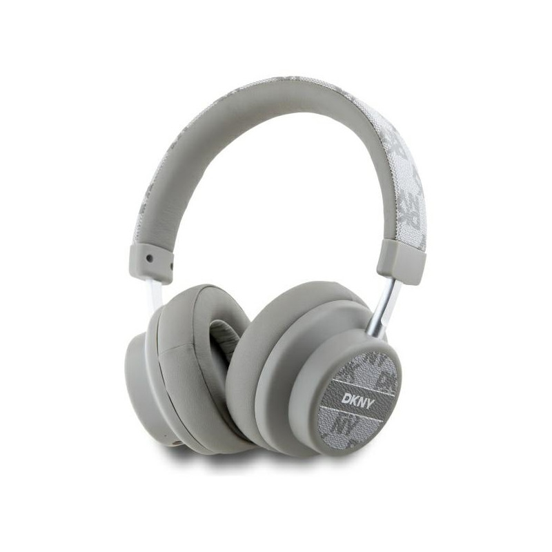 DKNY Bluetooth ausinės DKBHM2PCSHLE smėlio/ smėlio spalvos languotas raštas