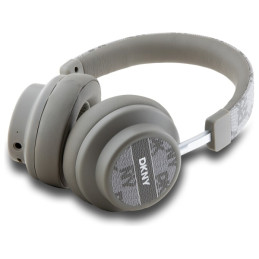 DKNY Bluetooth ausinės DKBHM2PCSHLE smėlio/ smėlio spalvos languotas raštas