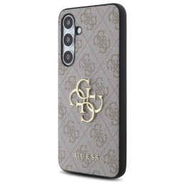 Guess GUHCS24FE4GMGPI S24 FE S721 rožinis / rožinis kietas dėklas, 4G didelis metalinis logotipas