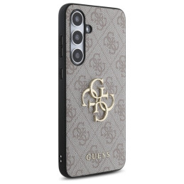 Guess GUHCS24FE4GMGPI S24 FE S721 rožinis / rožinis kietas dėklas, 4G didelis metalinis logotipas