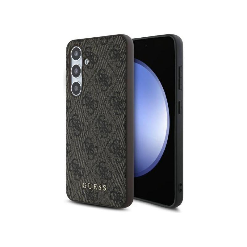 Guess GUHCS24FEG4GFBR S24 FE S721 rudas/ rudas kietas 4G metalinis auksinis logotipas