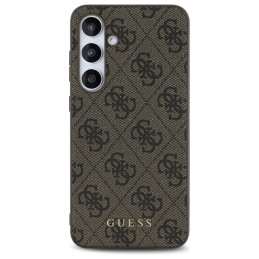 Guess GUHCS24FEG4GFBR S24 FE S721 rudas/ rudas kietas 4G metalinis auksinis logotipas