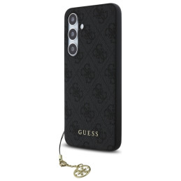 Guess GUHCS24FEGF4GGR S24 FE S721 pilkas/ pilkas kietas 4G Charms kolekcija