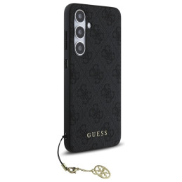Guess GUHCS24FEGF4GGR S24 FE S721 pilkas/ pilkas kietas 4G Charms kolekcija