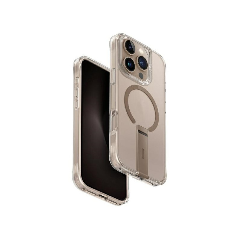 UNIQ dėklas Eleva su Vertica Stand iPhone 16 Pro Max 6,9 colių aukso/ tape aukso