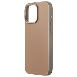 UNIQ Lyden DS dėklas iPhone 16 Pro 6,3" Magclick įkraunamas rudai pilkas / titnago pilkas