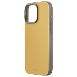 UNIQ Lyden DS dėklas iPhone 16 Pro 6.3" Magclick įkrovimas geltonai pilka/ geltonai pilka