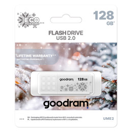GoodRam UME2 Winter USB laikmena 128GB - balta