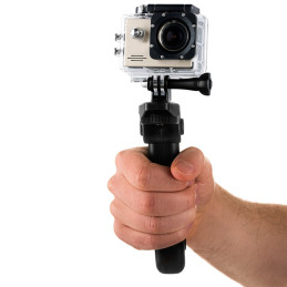 Mini trikojo laikiklis GoPro SJCAM sportinėms kameroms, juodas