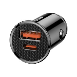 „Baseus“ apvalus PPS išmanusis automobilinis įkroviklis su USB greito įkrovimo 4.0 QC 4.0 ir USB-C PD 3.0 SCP prievadais...