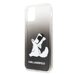 Karl Lagerfeld KLHCN58CFNRCBK iPhone 11 Pro kietas dėklas, juodas/ juodas, Choupette Fun