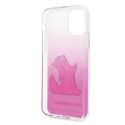 Karl Lagerfeld Choupette Fun iPhone 11 Pro dėklas – rožinis