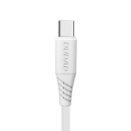 Dudao USB / USB C tipo laidas 5A 2m baltas (L2T 2m baltas)