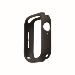 UNIQ dėklas, skirtas „Lino Apple Watch Series 4/ 5/ 6/ SE 40mm“. juoda/ pelenų juoda