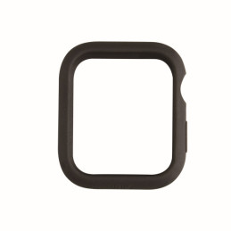 UNIQ dėklas, skirtas „Lino Apple Watch Series 4/ 5/ 6/ SE 40mm“. juoda/ pelenų juoda
