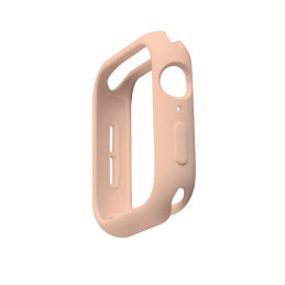 UNIQ dėklas, skirtas „Lino Apple Watch Series 4/ 5/ 6/ SE 40mm“. rožinė/ raudonai rožinė