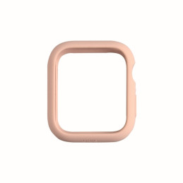 UNIQ dėklas, skirtas „Lino Apple Watch Series 4/ 5/ 6/ SE 40mm“. rožinė/ raudonai rožinė