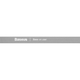 „Baseus Rainbow Circle“ lipnios juostelės su kabliukais ir kilpelėmis - „Velcro“ juostos laidų organizatorius, 3 m, pilk...