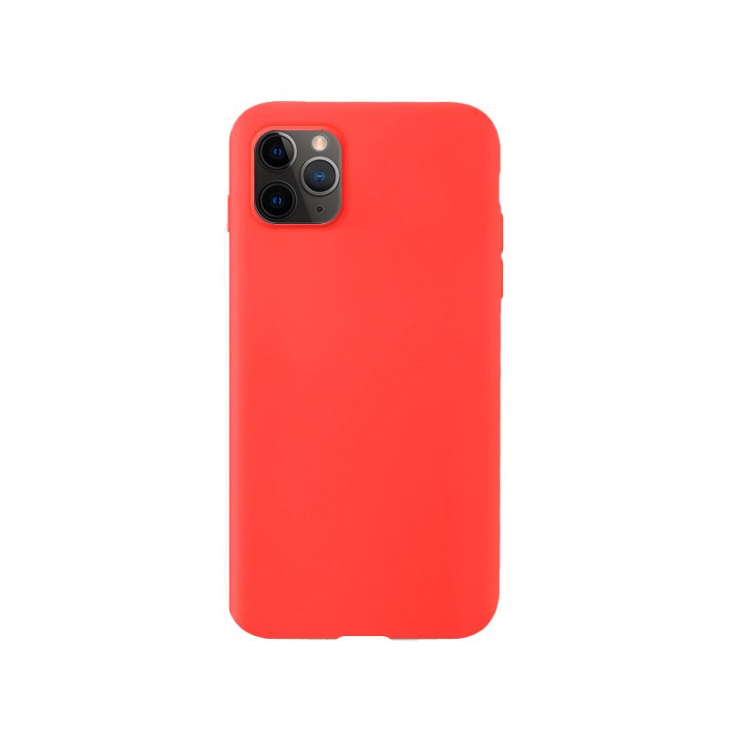 Silicone Case lankstus silikoninis dėklo dangtelis skirtas iPhone 11 Pro raudonas