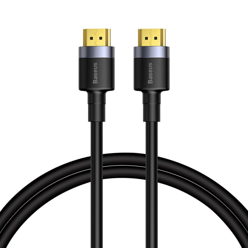 Baseus Cafule HDMI / HDMI 2.0 kabelis 4K 60 Hz 3D 18 Gbps 2 m - juodas