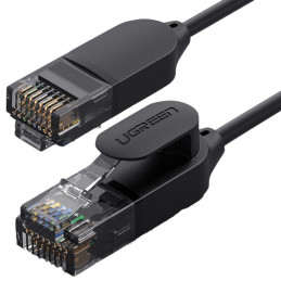 Ugreen NW122 70334 tinklo kabelis Ethernet patch laidas RJ45 Cat 6A UTP iki 10Gb/ s 2m - juodas