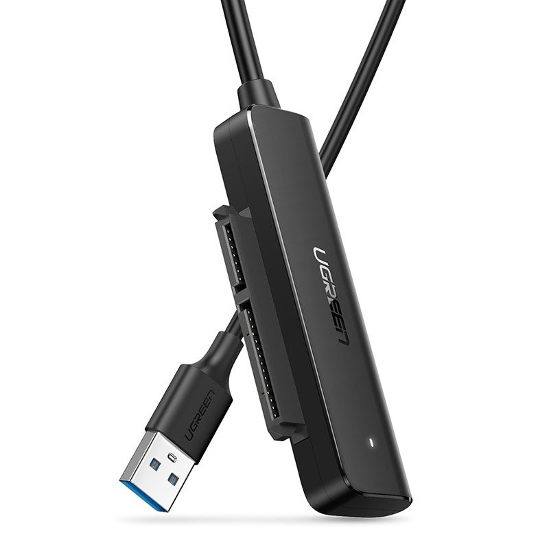 „Ugreen“ adapteris HDD SSD 2.5& 39 & 39 SATA III 3.0 - USB 3.2 Gen 1 (USB 5 Gbps) juodas (70609 CM321)