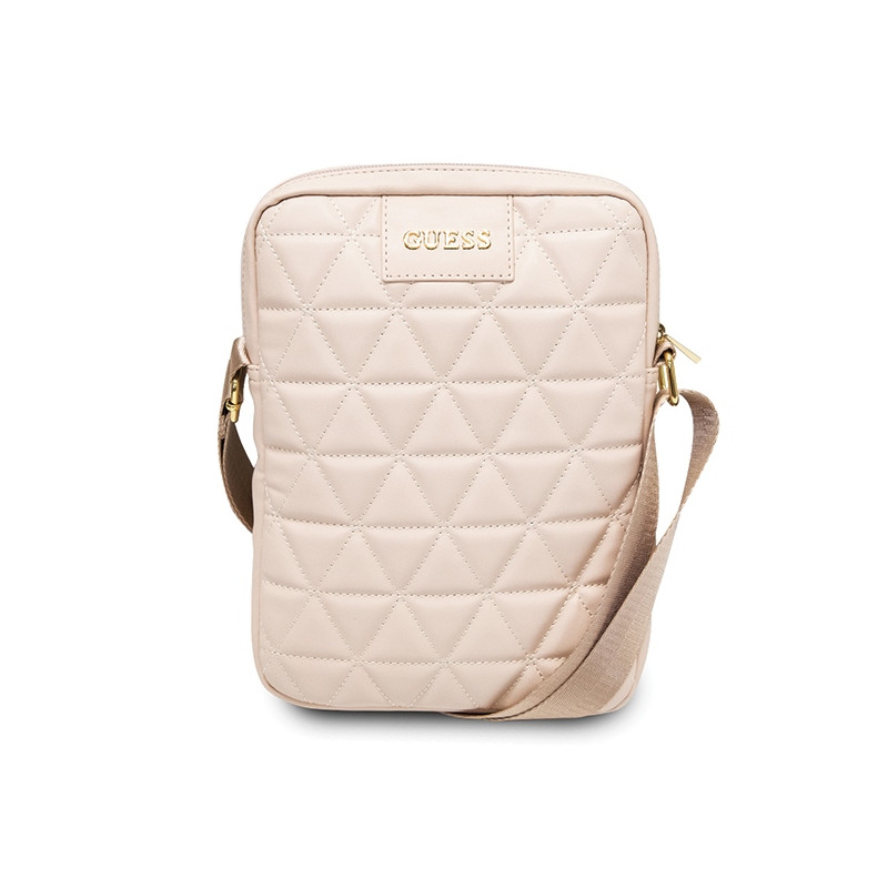 „Guess“ dygsniuotas 10 colių planšetinių kompiuterių krepšys – rožinis