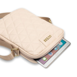 „Guess“ dygsniuotas 10 colių planšetinių kompiuterių krepšys – rožinis