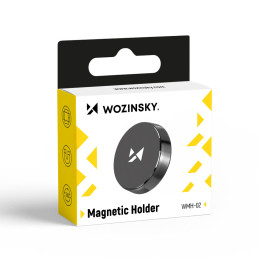 „Wozinsky“ lipnus magnetinis automobilio prietaisų skydelio laikiklis, juodas (WMH-02)