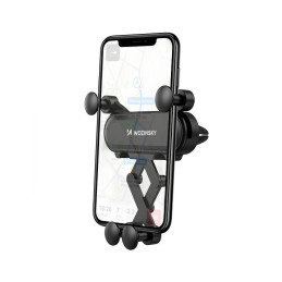 „Wozinsky Gravity“ automobilio telefono laikiklis oro išleidimo angai, juodas (WCH-05)