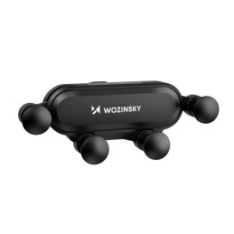 „Wozinsky Gravity“ automobilio telefono laikiklis oro išleidimo angai, juodas (WCH-05)