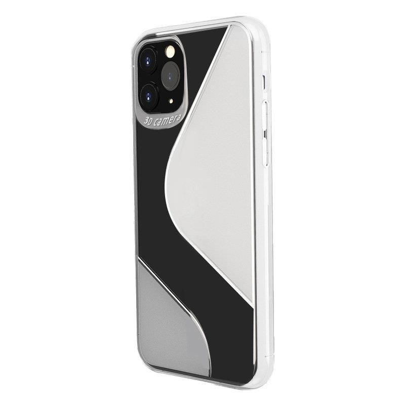 S-Case lankstus dėklas Huawei P40 Lite E, skaidrus