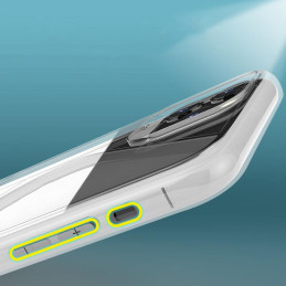 S-Case lankstus dėklas Huawei P40 Lite E, skaidrus