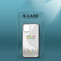 S-Case lankstus dėklas Huawei P40 Lite E, skaidrus