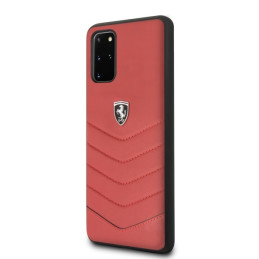 „Ferrari Heritage“ dygsniuotas dėklas, skirtas „Samsung Galaxy S20+“ – raudonas