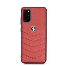 „Ferrari Heritage“ dygsniuotas dėklas, skirtas „Samsung Galaxy S20+“ – raudonas
