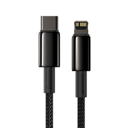 „Baseus CATLWJ-01 Lightning“ – USB-C PD laidas 20W 480Mb/ s 1m – juodas