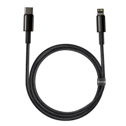 „Baseus CATLWJ-01 Lightning“ – USB-C PD laidas 20W 480Mb/ s 1m – juodas