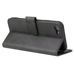Elegantiškas „Magnet Case“ dėklas su atvartu ir stovo funkcija, skirtas „iPhone SE 2022 / SE 2020 / iPhone 8 / iPhone 7“...