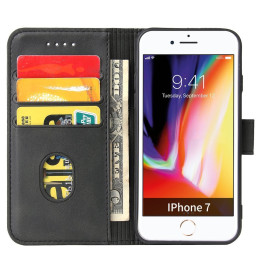 Elegantiškas „Magnet Case“ dėklas su atvartu ir stovo funkcija, skirtas „iPhone SE 2022 / SE 2020 / iPhone 8 / iPhone 7“...