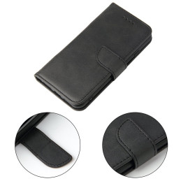 Elegantiškas „Magnet Case“ dėklas su atvartu ir stovo funkcija, skirtas „iPhone SE 2022 / SE 2020 / iPhone 8 / iPhone 7“...