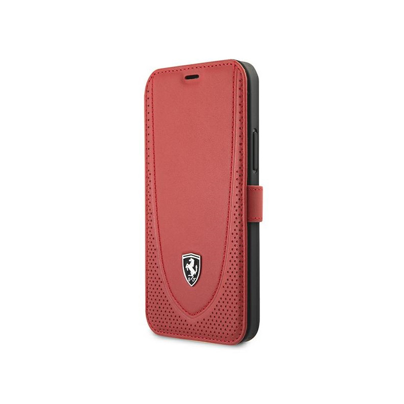 „Ferrari Off Track“ perforuotas dėklas, skirtas „iPhone 12 Pro Max“ – raudonas